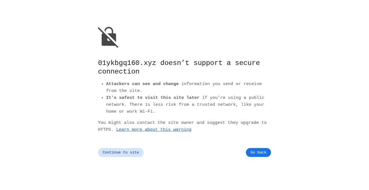 01ykbgq160.xyz homepage as a first-time visitor sees it