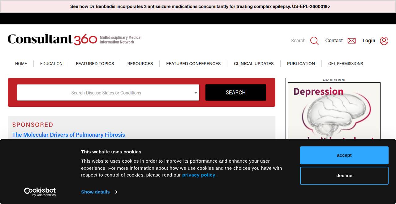 adhub360.com homepage as a first-time visitor sees it