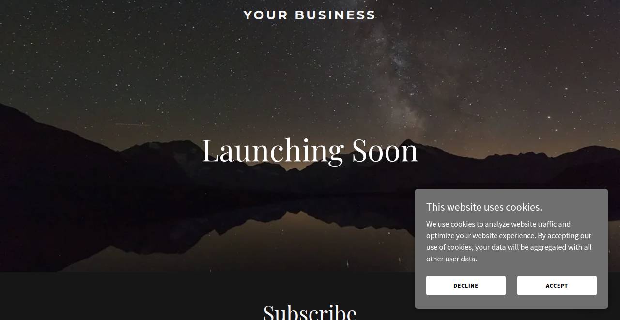 ssc-inv.com homepage as a first-time visitor sees it